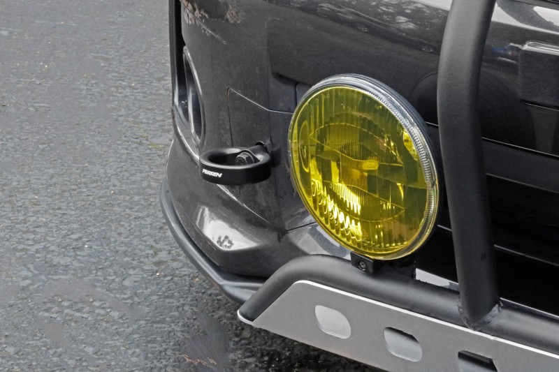 Subaru WRX STI Tow Hook Kit - Front - Perrin Performance - Flat Black - `08-`14